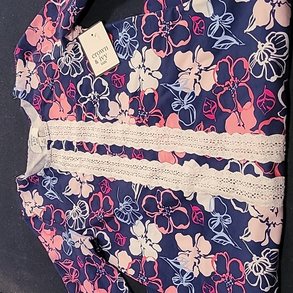 Long sleeve,  flower dress